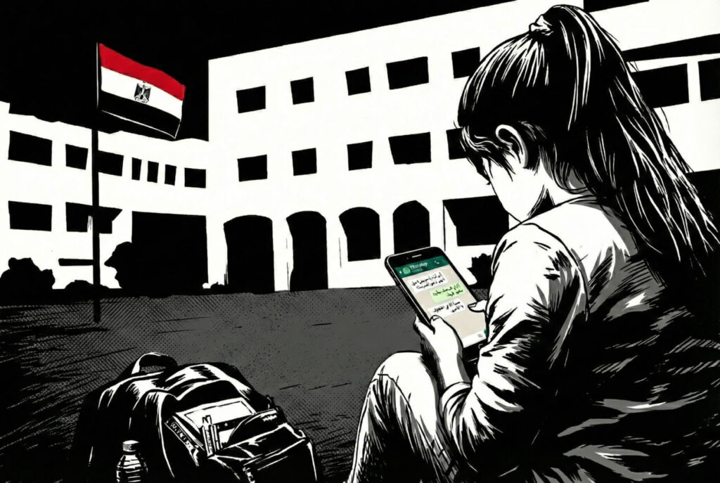 This report shows how female students in Giza schools are often targeted by cyberbullying, leading to psychological harm amid the widespread prevalence of this behavior in schools there.
